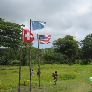 John_Frum_flag_raising